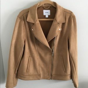 Old Navy Faux Suede Moto Jacket - Like New